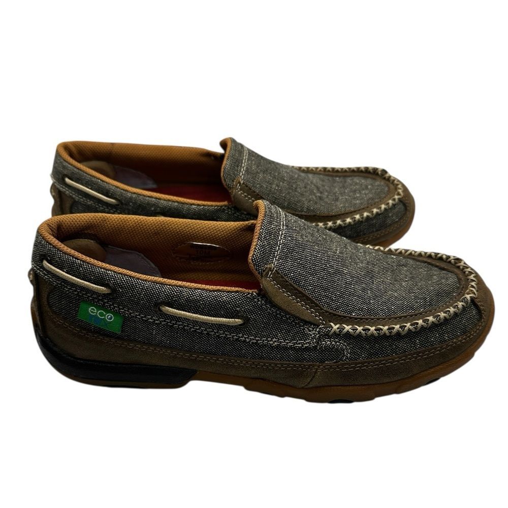 Twisted X ECO Slip On Driving Moc Womens 10 Moc Toe Casual Shoes